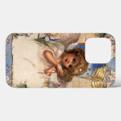 Weihnachten, Viktorianischer Engel mit goldenen Gl Case-Mate iPhone Hülle (Rückseite (Horizontal))