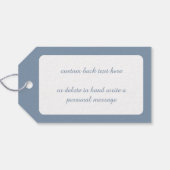 Weihnachten, Viktorianischer Engel mit goldenen Gl Geschenkanhänger (Rückseite Horizontal)