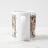 Weihnachten, Viktorianischer Engel mit goldenen Gl Jumbo-Tasse (Rückseite)
