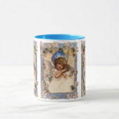 Weihnachten, Viktorianischer Engel mit goldenen Gl Tasse (Zentrum)