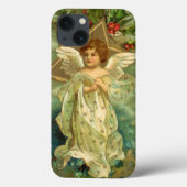 Weihnachten, Viktorianischer Engel mit Goldstern Case-Mate iPhone Hülle (Rückseite)