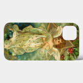 Weihnachten, Viktorianischer Engel mit Goldstern Case-Mate iPhone Hülle (Rückseite (Horizontal))