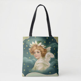 Weihnachten, Viktorianischer Engel mit Goldstern Tasche