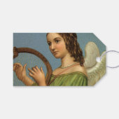 Weihnachten, Viktorianischer Engel mit Musikharte Geschenkanhänger (Vorderseite (Horizontal))