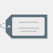 Weihnachten, Viktorianischer Engel mit Musikharte Geschenkanhänger (Rückseite Horizontal)