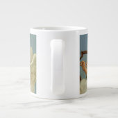Weihnachten, Viktorianischer Engel mit Musikharte Jumbo-Tasse (Rückseite)