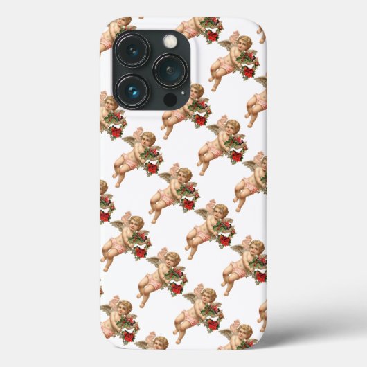 Weihnachten, Viktorianischer Engel und Blumenreath Case-Mate iPhone Hülle (Rückseite)