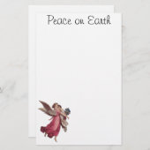 Weihnachten, Viktorianischer Wächter Angel Briefpapier (Vorne/Hinten)