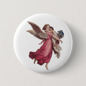 Weihnachten, Viktorianischer Wächter Angel Button (Vorderseite)