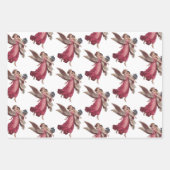 Weihnachten, Viktorianischer Wächter Angel Geschenkpapier Set (Vorderseite 2)