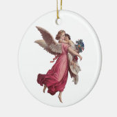 Weihnachten, Viktorianischer Wächter Angel Keramikornament (Links)