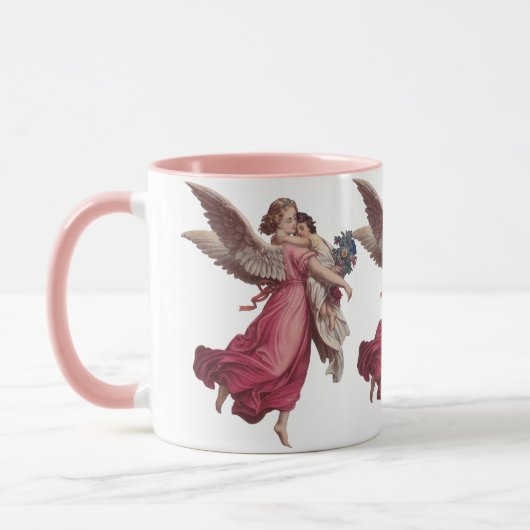 Weihnachten, Viktorianischer Wächter Angel Tasse (Links)