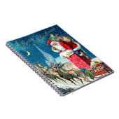 Weihnachten Viktorianischer Weihnachtsmann am Kami Notizblock (Rechte Seite)