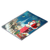 Weihnachten Viktorianischer Weihnachtsmann am Kami Notizblock (Linke Seite)