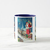 Weihnachten Viktorianischer Weihnachtsmann am Kami Tasse (Zentrum)