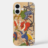 Weihnachten, Viktorianischer Weihnachtsmann auf de Case-Mate iPhone Hülle (Rückseite)
