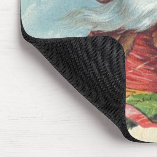 Weihnachten, Viktorianischer Weihnachtsmann auf de Mousepad (Ecke)