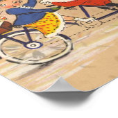 Weihnachten, Viktorianischer Weihnachtsmann auf de Poster (Ecke)