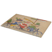 Weihnachten, Viktorianischer Weihnachtsmann auf de Schneidebrett (Ecke)