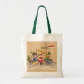 Weihnachten, Viktorianischer Weihnachtsmann auf de Tragetasche (Vorne)