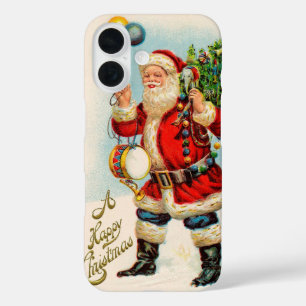 Weihnachten, Viktorianischer Weihnachtsmann iPhone 16 Hülle