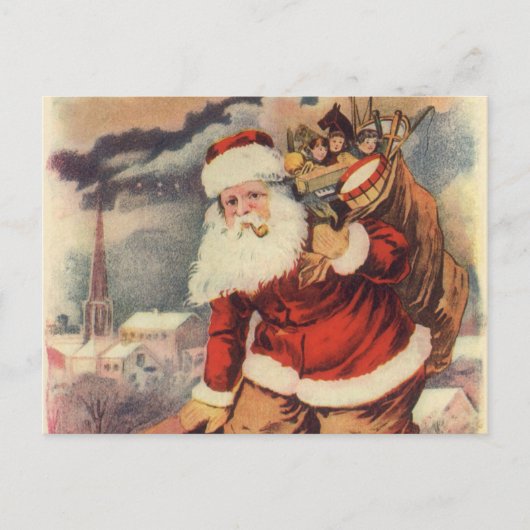 Weihnachten Viktorianischer Weihnachtsmann im Schl (Vorderseite)