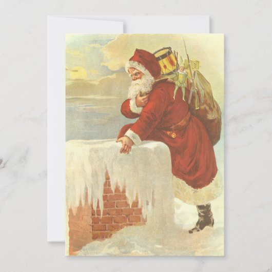 Weihnachten Viktorianischer Weihnachtsmann im Schl (Vorderseite)