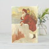 Weihnachten Viktorianischer Weihnachtsmann im Schl (Stehend Vorderseite)