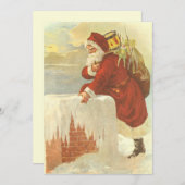 Weihnachten Viktorianischer Weihnachtsmann im Schl (Vorne/Hinten)