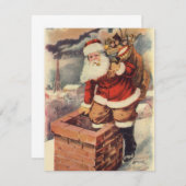 Weihnachten Viktorianischer Weihnachtsmann im Schl (Vorne/Hinten)