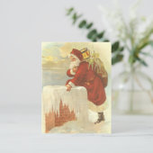 Weihnachten Viktorianischer Weihnachtsmann im Schl (Stehend Vorderseite)