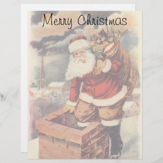 Weihnachten Viktorianischer Weihnachtsmann im Schl (Vorne/Hinten)