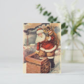 Weihnachten Viktorianischer Weihnachtsmann im Schl (Stehend Vorderseite)