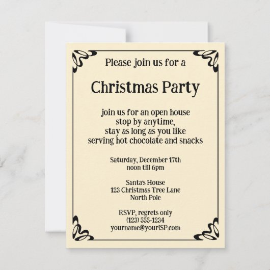 Weihnachten Viktorianischer Weihnachtsmann im Schl (Rückseite)