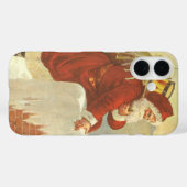 Weihnachten Viktorianischer Weihnachtsmann im Schl Case-Mate iPhone Hülle (Rückseite (Horizontal))