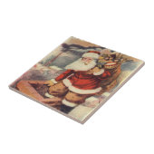 Weihnachten Viktorianischer Weihnachtsmann im Schl Fliese (Seite)