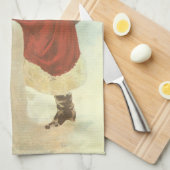 Weihnachten Viktorianischer Weihnachtsmann im Schl Geschirrtuch (Viertel Falte)