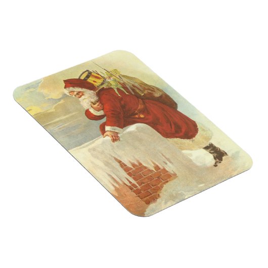 Weihnachten Viktorianischer Weihnachtsmann im Schl Magnet (Rechte Seite)