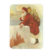 Weihnachten Viktorianischer Weihnachtsmann im Schl Magnet (Vertikal)