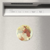 Weihnachten Viktorianischer Weihnachtsmann im Schl Magnet (In Situ (Geschirrspüler))