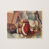 Weihnachten Viktorianischer Weihnachtsmann im Schl Puzzle (Horizontal)