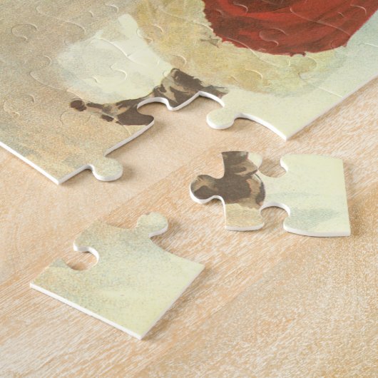 Weihnachten Viktorianischer Weihnachtsmann im Schl Puzzle (Seite)