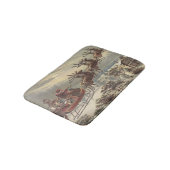 Weihnachten, Viktorianischer Weihnachtsmann im Sle Badematte (Schrägansicht)