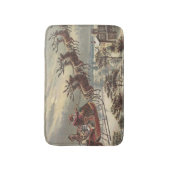 Weihnachten, Viktorianischer Weihnachtsmann im Sle Badematte (Vorderseite Vertikal)