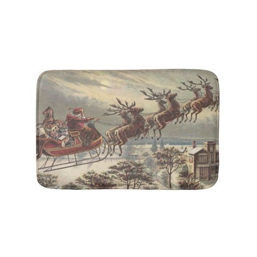 Weihnachten, Viktorianischer Weihnachtsmann im Sle Badematte (Vorderseite)