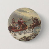 Weihnachten, Viktorianischer Weihnachtsmann im Sle Button (Vorderseite)