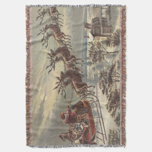 Weihnachten, Viktorianischer Weihnachtsmann im Sle Decke (Vorderseite Vertikal)