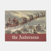 Weihnachten, Viktorianischer Weihnachtsmann im Sle Fußmatte (Vorderseite)