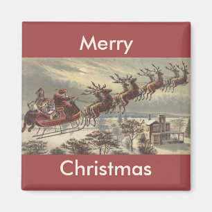 Weihnachten, Viktorianischer Weihnachtsmann im Sle Magnet