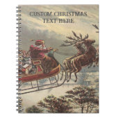 Weihnachten, Viktorianischer Weihnachtsmann im Sle Notizblock (Vorderseite)